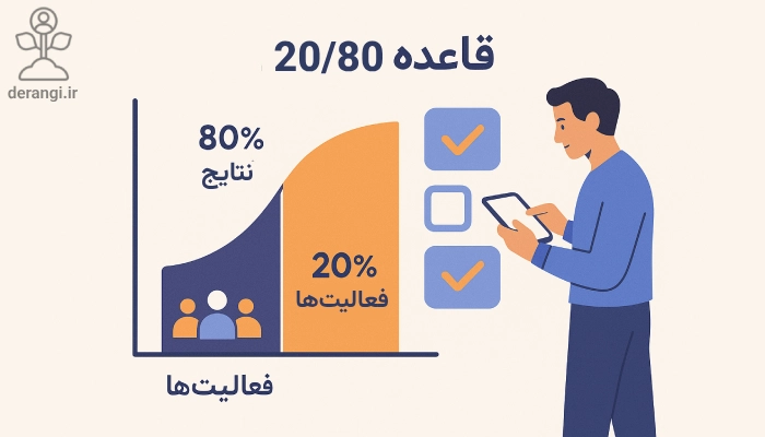 اصل پارتو یکی از تکنیک های برنامه ریزی اصولی