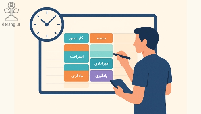 تکنیک برنامه ریزی مسدود کردن زمان