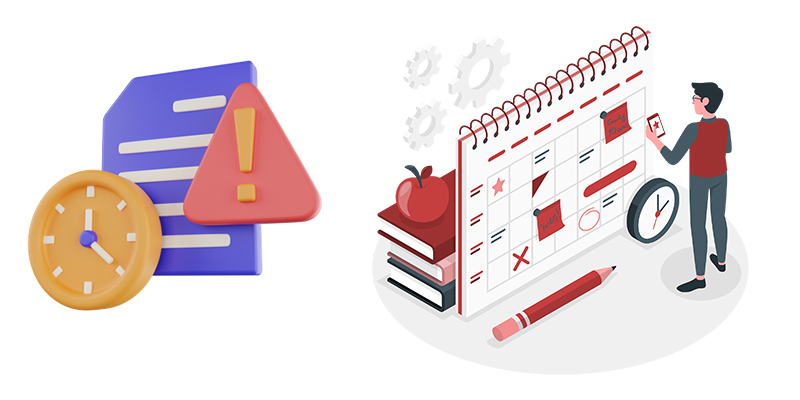 اهمیت ددلاین در برنامه ریزی